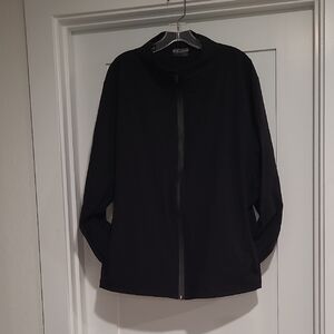 Traj3ctory Black Zip-Up Jacket